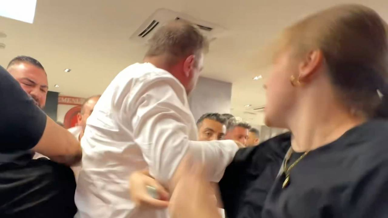 Butlanın atadığı İzmirli başkanın kadına şiddeti kamerada! Darp raporu alındı şikayet edilecek